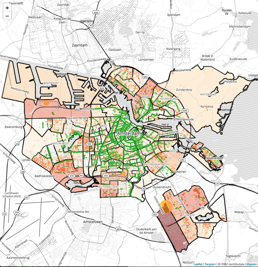 Map with all layers styled